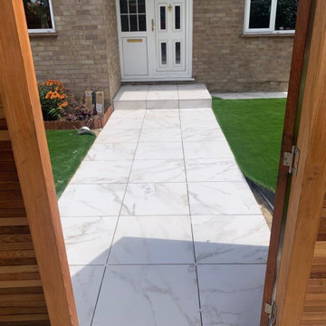 Indian stone front pathway