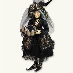 Fiona The Fashionista Witch Figurine - Holiday Accents And Figurines