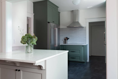 Kitchen photo in Portland