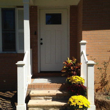 Front landing--after