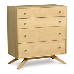 Astrid Maple 4 Drawer Chest of Drawers - Dressers