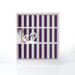 PANYL Violet Thin Stripes for IKEA BILLY - Home Decor