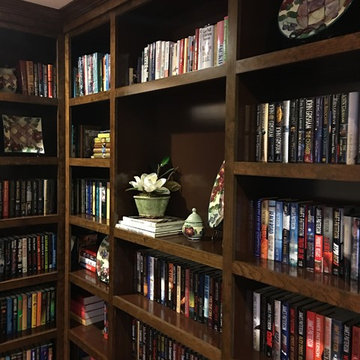 Jacobs - Custom built Cherry shelving