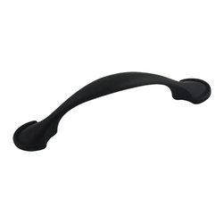 Cosmas - Cosmas 6632 Cabinet Pull, Set of 10, Flat Black - Cabinet And Drawer Handle Pulls