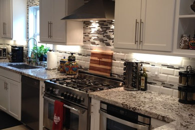 Inspiration for a contemporary kitchen remodel in Houston