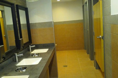 Example of an urban bathroom design in Atlanta