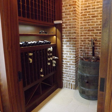 Custom Mahogany Wine Cellar