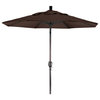 7.5 Foot Sunbrella Aluminum Crank Lift Push Tilt Patio Umbrella, Bronze Pole