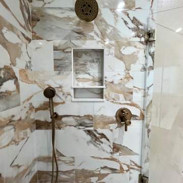 Earth Tone Master Bath