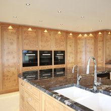 Bespoke Burr Oak Kitchen With Walk In Pantry And Large Island