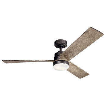 Spyn 52" Indoor Ceiling Fan in Anvil Iron