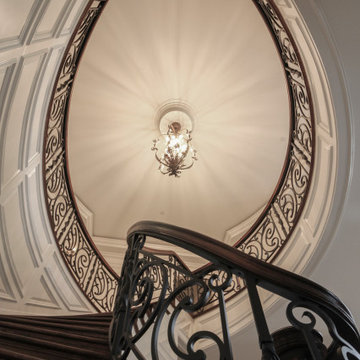 Project #74 | Circular Staircase with Hand-Forged Metal Panels