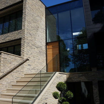 The additions of structural glass to modern homes..