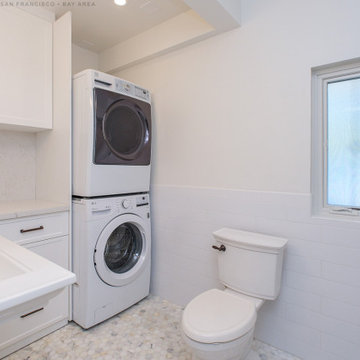 Laundry Room / Bathroom with New Casement Window - Renewal by Andersen San Franc