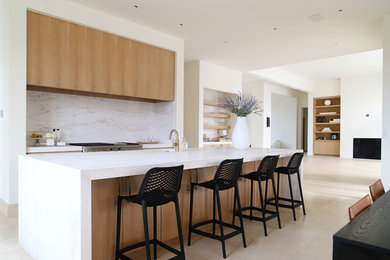 Example of a trendy kitchen design in Other