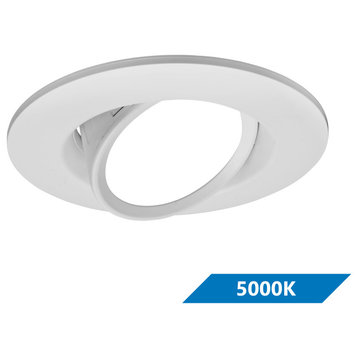 DCG Series 6 in. White Gimbal LED Recessed Downlight, 5000k