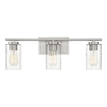 modern brushed nickel bathroom lighting