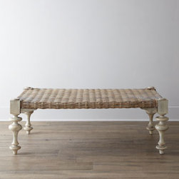 'Ezra' Sea Grass Coffee Table - Coffee Tables