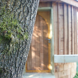 Treehouse with turrets, mezzanines and outside decks - Garden Playhouses
