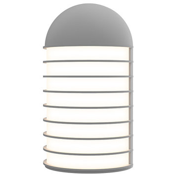 Lighthouse Big LED Sconce, Textured Gray
