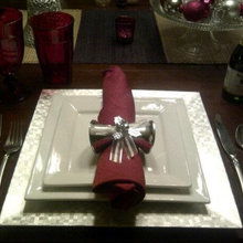 christmas table setting