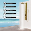 Vigo VG08012 Kingsley Thermostatic Shower Panel - Matte Brushed Gold