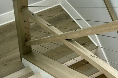 Inspiration for a coastal staircase remodel in San Diego