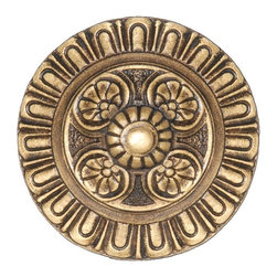 Inviting Home Inc. - Kensington Knob, 24K Satin Gold - Cabinet And Drawer Knobs