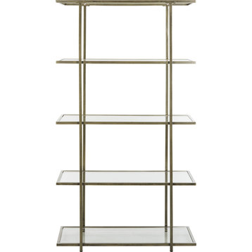 Francis Etagere - French Silver, Clear