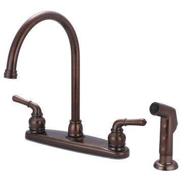 Accent Two Handle Kitchen Faucet, Oil Rubbed Bronze