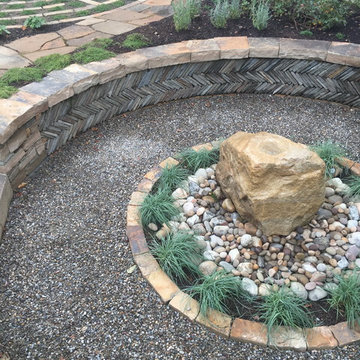 The courtyard at Father Martin's Ashley integrated addiction treatment center