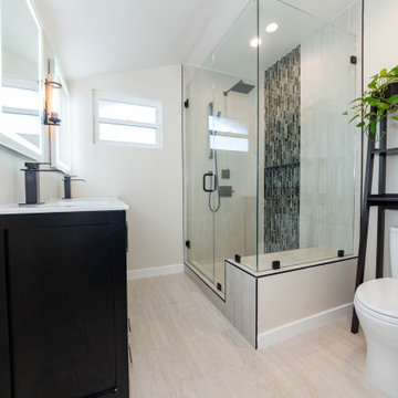 Contemporary Kichen & Electic Bathroom, San Gabriel