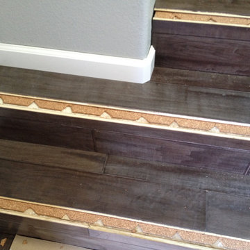Hardwood Flooring and Stairs - Staple down over cork underlayment