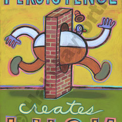 Persistence Creates Luck - Limited Edition Humorous Print - Fine Art Prints