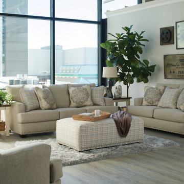 Newberg Buff Sofa & Loveseat
