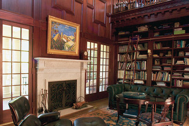 Example of a trendy living room design in San Francisco