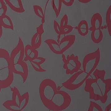 Myth Wallpaper R1071, Gray/Red, Double Roll