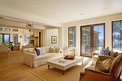 Family room - cottage family room idea in San Francisco