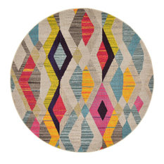 Unique Loom Acadia Sedona Rug, 6'x6'