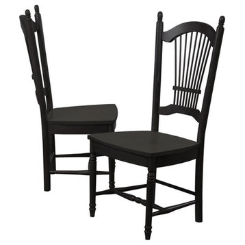 Allenridge Dining Chair Antique Black Set of 2