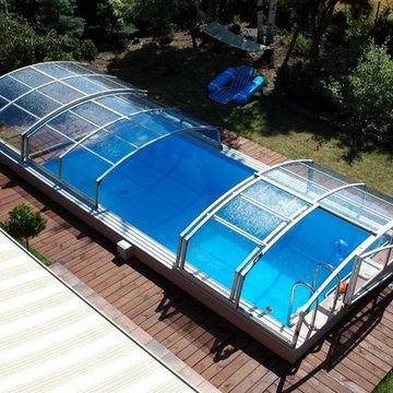 Retractable Pool Enclosures - Low Design Models
