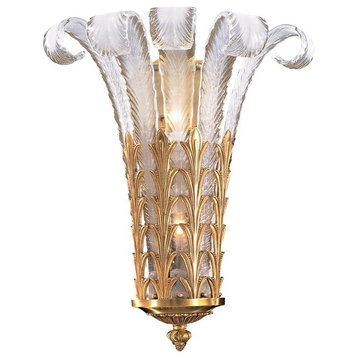 Metropolitan 2-Light Wall Sconce, French Gold