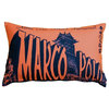 Pillow Decor - Marco Polo Theatre Restaurant 12 x 20 Sienna Throw Pillow