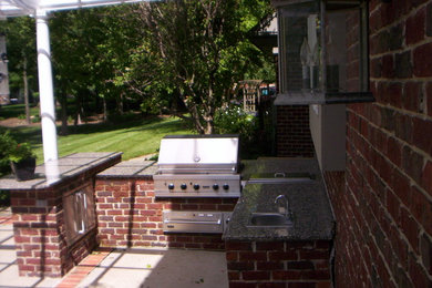 Example of a classic patio design in Other