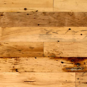 Reclaimed Antique Factory Maple Plank Flooring