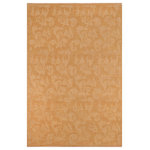 Bareens Designer Rugs - Classic Ziegler Ja Brown Tan Hand-Knotted Wool Rug - 9'10'' x 13'10'' - Enhance the ambiance of your home with this magnificent Persian-influenced Turkish hand-knotted rug made by skilled artisans capable of creating the most exceptional vegetable dyes and hand-spun wool. This exquisite handmade rug is a one-of-a-kind Peshawar Kafkaz, otherwise identified as Chobi, Chobi Peshawar, Oushak, or Ziegler rug. These handmade rugs are crafted in Pakistan utilizing superior-quality wool imported from Australia, New Zealand, and Korea in two types of weaves: the Persian weave and the Mori weave. This rug is meticulously crafted by hand using the finest natural vegetable dyes extracted from local plants. The artisans use a blend of hand-spun local and fine merino wool, resulting in a rug with a compelling texture, higher lanolin content, and longer staple. The artisans occasionally incorporate natural or artificial silk into the pile to enhance specific motifs. The finished product is an awe-inspiring execution of flawless design and an understated palette that exudes elegance.