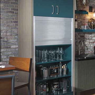 Omega Cabinetry: Metal Tambour Unit