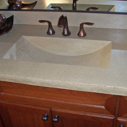 Concrete Bath Sinks - Vanity Tops And Side Splashes