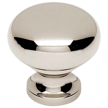 Alno Knob 1", Polished Nickel