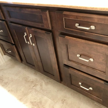 New Home-Geneseo, IL Koch Cabinets Birch Mocha Gray Lagoon MSI Quartz